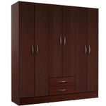 PLACARD-MOSCONI-56341-6-PUERTAS-2-CAJONES-INTERIOR-SIN-PINTAR-CHOCOLATE
