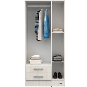 PLACARD E-MOSCONI 3 PUERTAS TONO VENEZIA 85x181x46cm 56513