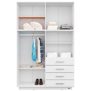 PLACARD MOSCONI 8 PUERTAS TONO BLANCO 140x214cm 56599