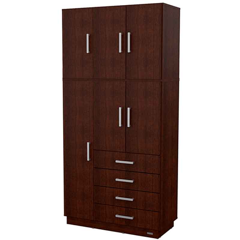 ROPERO-MOSCONI-56714-6-PUERTAS-4-CAJONES-CON-BAULERA-DAKAR-WENGUE