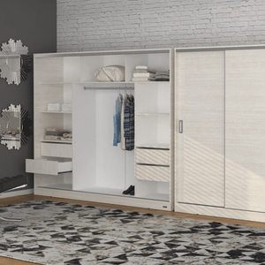 PLACARD E-MOSCONI PUERTAS CORREDIZAS TONO VENEZIA 183x220x54cm 56649