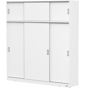 PLACARD E-MOSCONI PUERTAS CORREDIZAS TONO BLANCO 220x242x54cm 56766