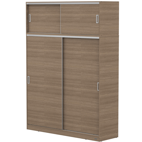 PLACARD 2 PUERTAS CORREDIZAS C-BAULERA TONO CARVALHO MEZZO 180x242 56910
