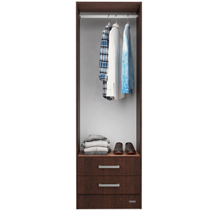PLACARD E-MOSCONI 2 PUERTAS TONO WENGUE 57x181x46cm 56287