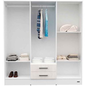PLACARD E-MOSCONI 6 PUERTAS BLANCO/VENEZIA 169x181x46 56966