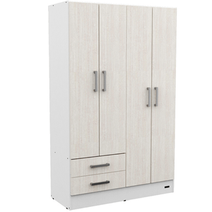 PLACARD E-MOSCONI 4 PUERTAS TONO BLANCO/VENEZIA 113x181x46cm 56960