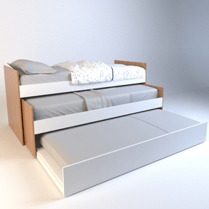 CAMA NIDO 1Plz TABLES TONO OLMO FINLANDES/EVEREST 6457-COE