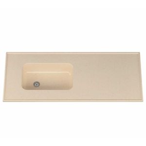 MESADA INTEGRAL DURAFORT 140x60cm  BEIGE SIN ZOCALO MM870