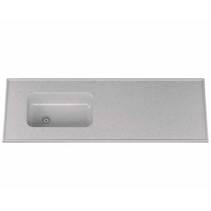 MESADA INTEGRAL DURAFORT 140x60cm SIN ZACALO GRIS MM871