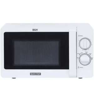 MICROONDAS BGH 20L MECANICO BLANCO B120M20