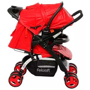 COCHECITO FELCRAFT C/BUTACA SINI ROJO TS924