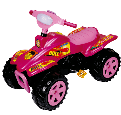 CUATRICICLO BIEMME A PEDAL BULL FUCSIA 1268-F