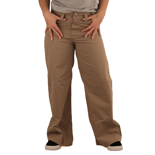 JEAN BRINA GAB WIDE LEG BEIGE DAMA