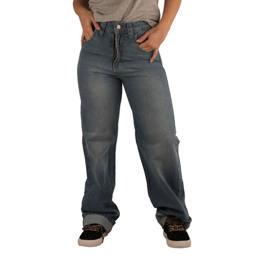JEAN BRINA BLUE OXFORD LOCALIZADO DAMA