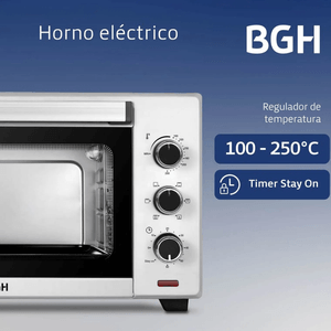 HORNO ELECTRICO BGH35LCONV.MEC SILVER BHE35S22