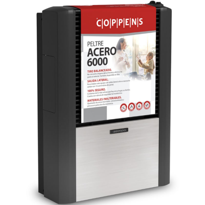 Calefactor-Peltre-Acero-Coppens-6000-TB-TBU