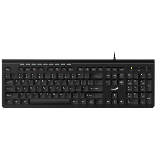 TECLADO GENIUS USB BLACK SLIMSTAR 230 II