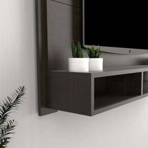 PANEL E-TABLES TV 52" LINEA MILENIAL WENGUE/HABANO 1041WH
