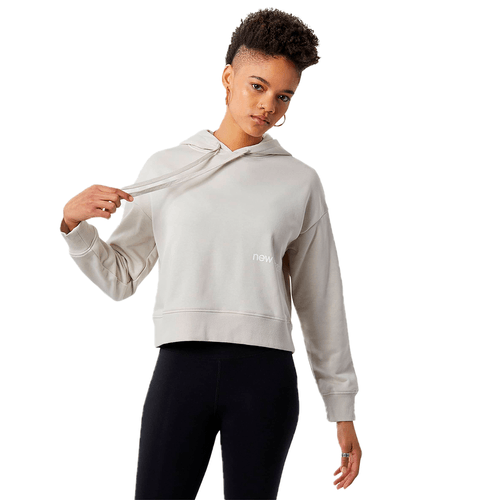 BUZO NEW BALANCE ESSENTIALS HOODIE DAMA
