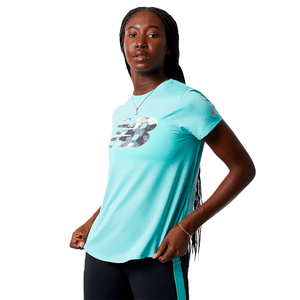 REMERA NEW BALANCE GRAPHIC ACCELERATE SS TOP DAMA