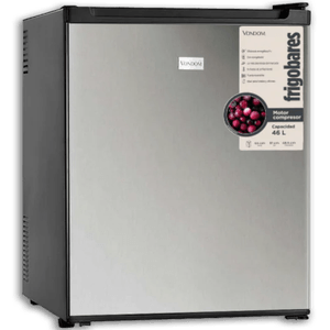 HELADERA 1 FRIO VONDOM 46L FRIGOBAR ACERO INOX. RFG148A