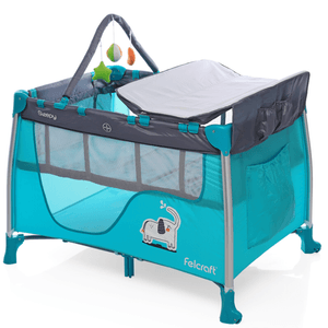 CUNA FELCRAFT PL755 SLEEPY DOBLE PISO EUROPEO AQUA