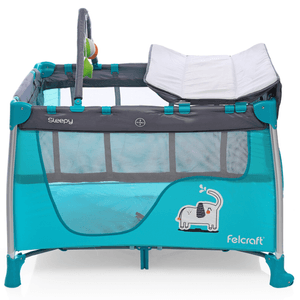 CUNA FELCRAFT PL755 SLEEPY DOBLE PISO EUROPEO AQUA