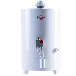 TERMOTANQUE SHERMAN 50L MULTIGAS DE PIE CONEXION SUPERIOR