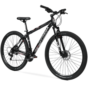 MTB R29 TOPMEGA REGAL 21V CUADRO ALUMINIO NEG/BCO/GRIS 7973 TALLE S-18
