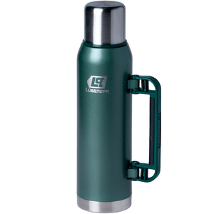 TERMO  LUSQTOFF 1.3L C/MANIJA Y PICO CEBADOR VERDE