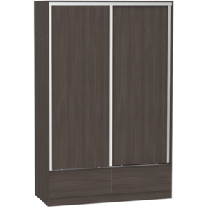 PLACARD 2 PUERTAS TONO WENGUE 138x212x60cm 3131