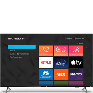 SMART TV AOC 50" 4K ULTRA HD ROKU 6125/77G