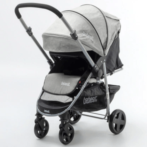 COCHECITO BEBESIT D/PASEO REBATIBLE GRIS CLARO 1390-B