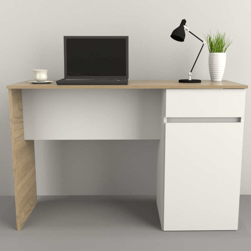 ESCRITORIO E-TABLES JUVENIL CON CAJON TONO OLMO/F.EVEREST 3045-COE