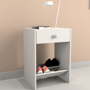 MESA DE LUZ TABLES TONO BLANCO 6420