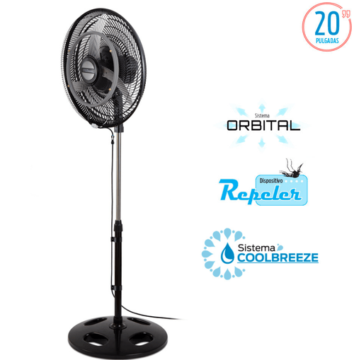VENTILADOR LILIANA 20" DE PIE COOLBREEZE VPM2016CB