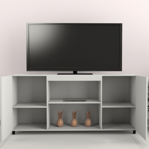 MESA TABLES TV 56" TONO BLANCO 1400