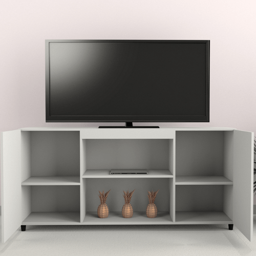MESA TABLES TV 56" TONO BLANCO 1400