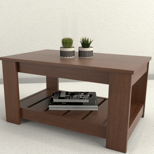 MESA TABLES RECTA CIEGA TONO CAOBA 2002