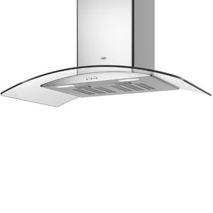 CAMPANA TST DE PARED LACAR 90cm ACERO INOX. 260-90