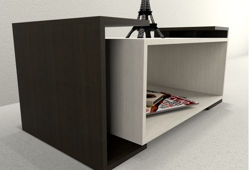 MESA TABLES CENTRO TONO WENGUE/CHIAR 2018