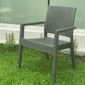 SILLON GARDEN LIFE RATTAN MILANO GRAFITO F835000