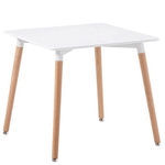 Mesa De Comedor Cuadrada Laqueada - Eames 70x70 Cm