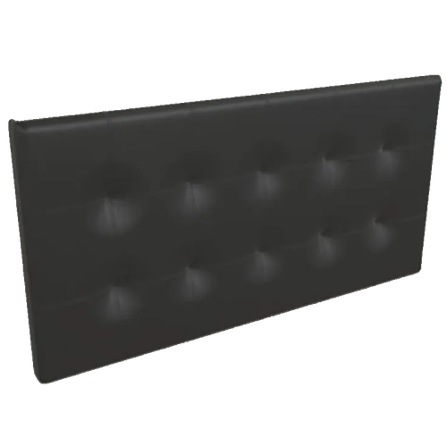 RESPALDO MUSSA 2plz 1.40mts ECO CUERO NEGRO MILOS