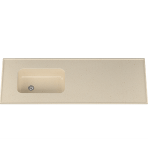 MESADA DURAFORT  160X60m BEIGE INTEGRAL S/ZOCALO