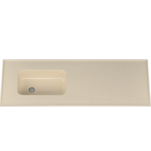 MESADA DURAFORT  160X60m BEIGE INTEGRAL S/ZOCALO