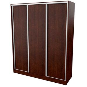 PLACARD E-MOSCONI PUERTAS CORREDIZAS TONO WENGUE 182x220x60cm 56395