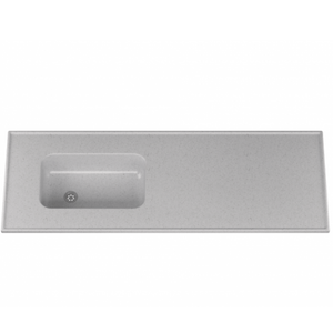 MESADA DURAFORT 160X60mt GRIS CLARO INTEGRAL S/ZOCACLO  MM636