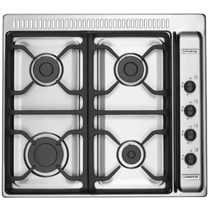 Anafe Longvie A Gas 4 Hornallas Acero Inox. A6600Rxf