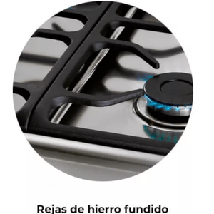 Anafe Longvie A Gas 4 Hornallas Acero Inox. A6600Rxf